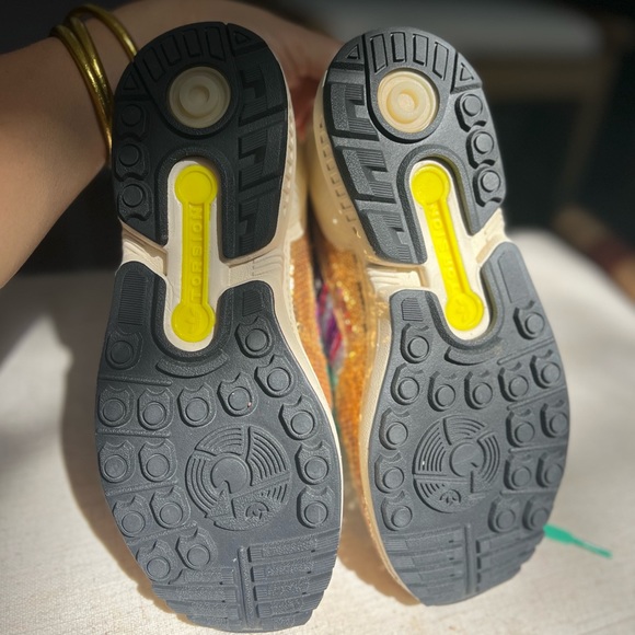 ADIDAS ZX 6000 Sequence Women's Size 5.5, Gold/Silver/Purple, Style Code: FY6863 - Picture 6 of 6